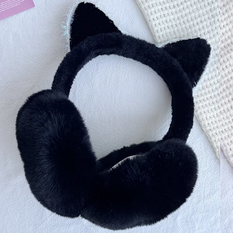 

Cute Winter Earmuffs Warm Ear Muffs Plush Warmer Foldable Earmuffs Student Going out Outdoor Thick Plush Earmuffs