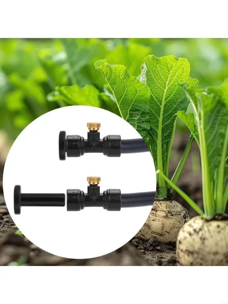 

100pcs T Type Hose Sprinkler End Caps Durability Sealing Plug Irrigation Part X3UC