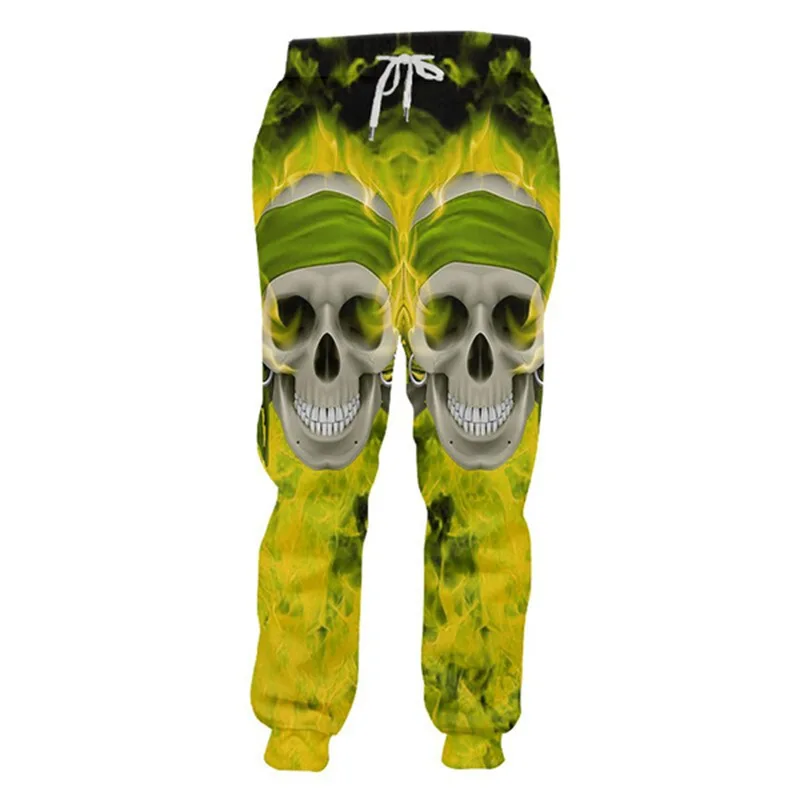 

New HOT Unisex Skull 3D Print Causal Clothing Fashion Men Women Hip Hop Pants Plus Size S-7XL Trouser Jogger Men Trousers