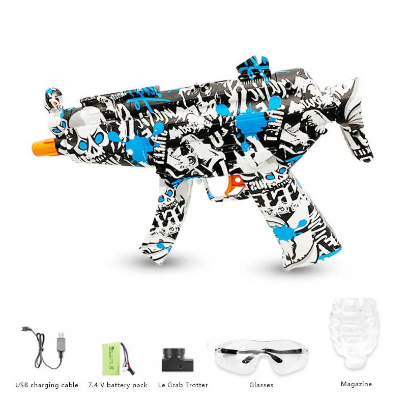 Electric Ball Blaster ,With Goggles, Automatic Outdoor Games Toys For Activities Team Game Summer Essentials