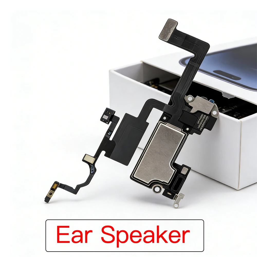 Ear Speaker Flex Cable For iPhone X XR XS 11 12 Mini Pro Max Top Loud Speaker Earpiece With Proximity Light Sensor Replacement