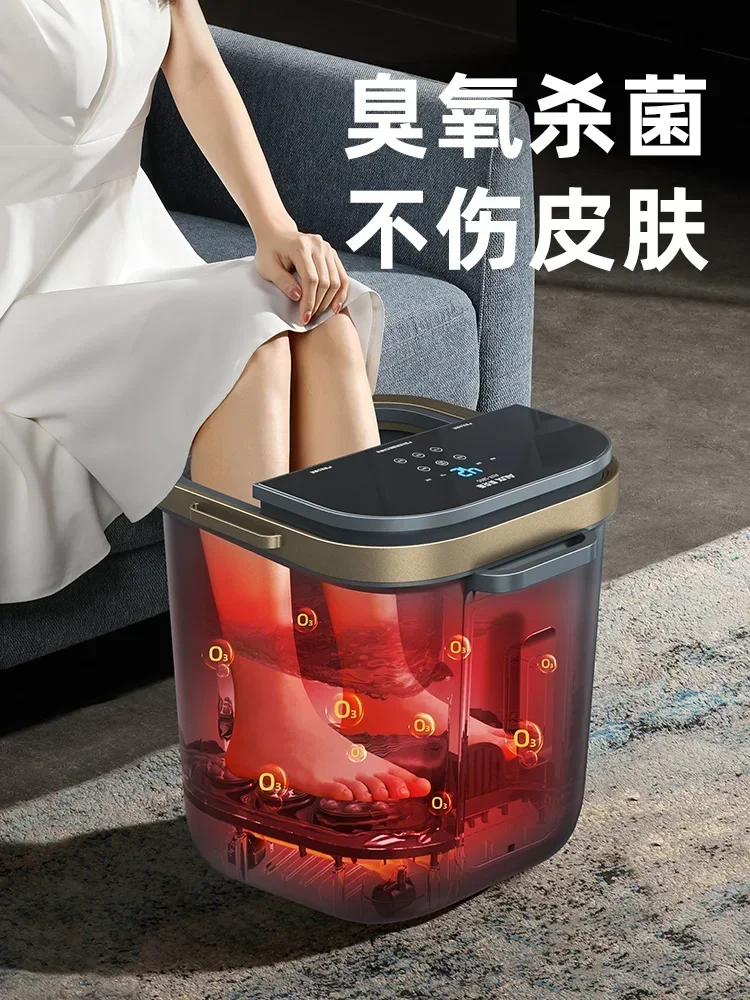 household  foot bath fully automatic electric massage foot bath heated constant temperature foot bath new style