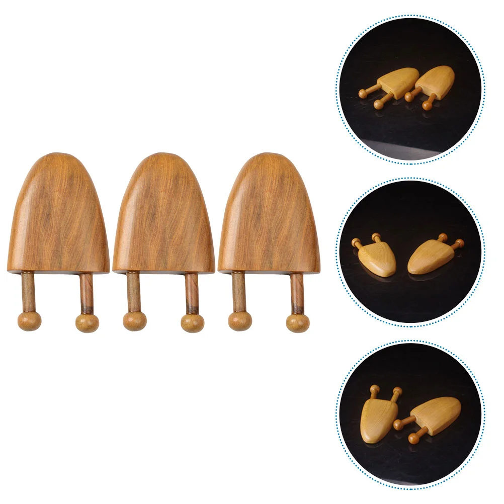 

3 Pcs Acupressure Facial Tools Wood Scraper for Nose Face Guasha Multifunction Nourishment Hydrating