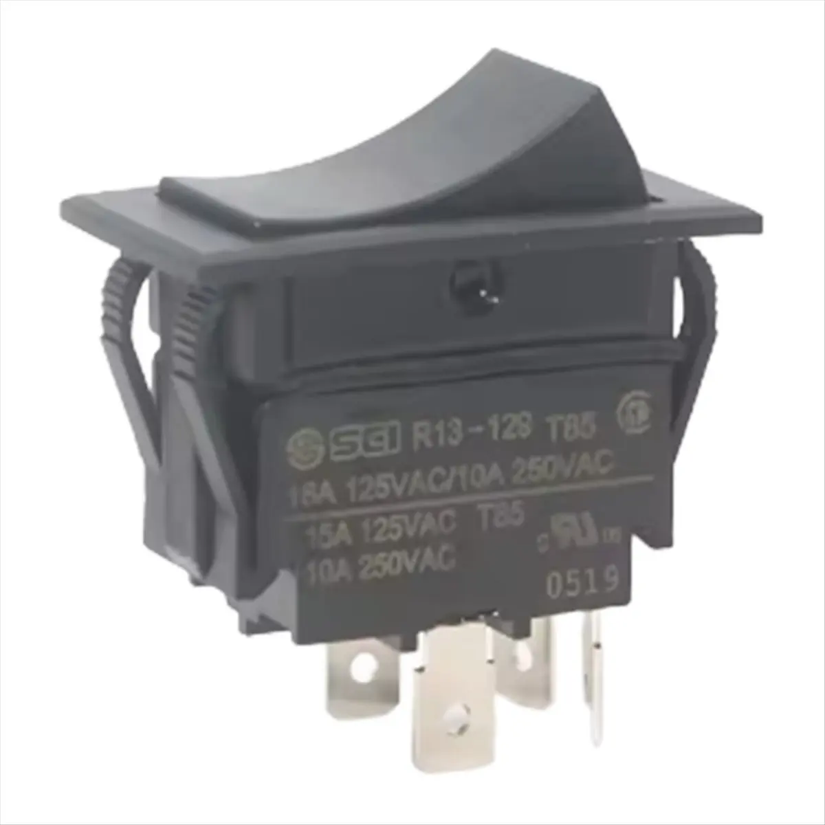【Limited Offer】SCI R13-129F Car/Yacht Rocker Switch/on-OFF 4pins Power Switch Ship Type Rocker Switch