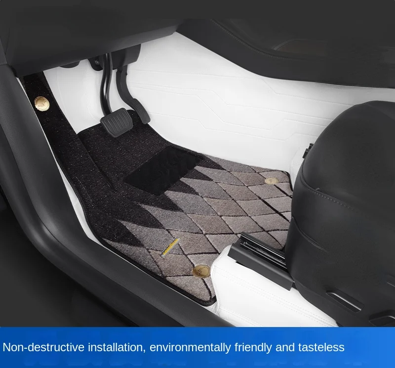 For Tesla Fully Surrounded Car Foot Mat New Version Model3yx Dedicated