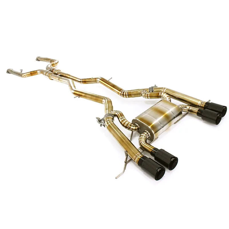 

Exhaust System for G80/G82 S58 3.0T Valvetronic Muffler Exhaust Golden Titanium Exhaust Pipe