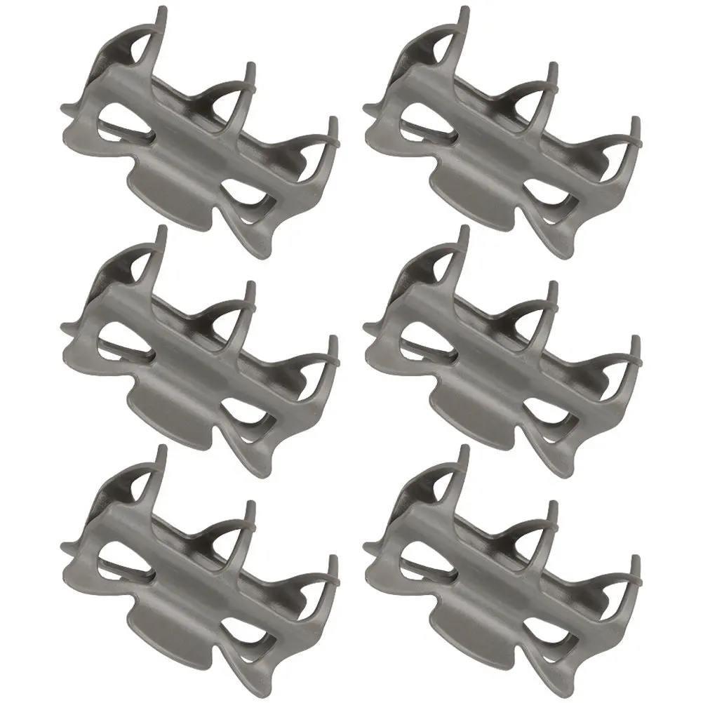 6Pcs Heat Resistant Hot Roller Clips Hair Curler Claw Clips Hair Styling Tools Secure Hold for Women Salon Use