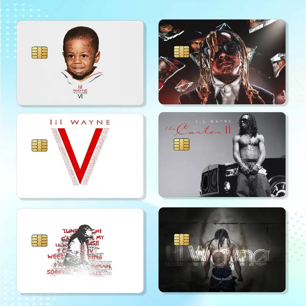 Singer Lil Wayne Tha Carter VI Waterproof Card Stickers For Credit Cards Debit Cards And Transit Cards 4pcs