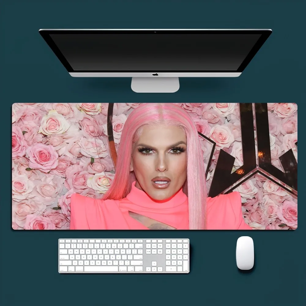 Influencer J-Jeffree S-Star KOL Mousepad Office Small Large PC Computer Keyboard Mouse Game Rubber Anti-Slip Mice Mat Big