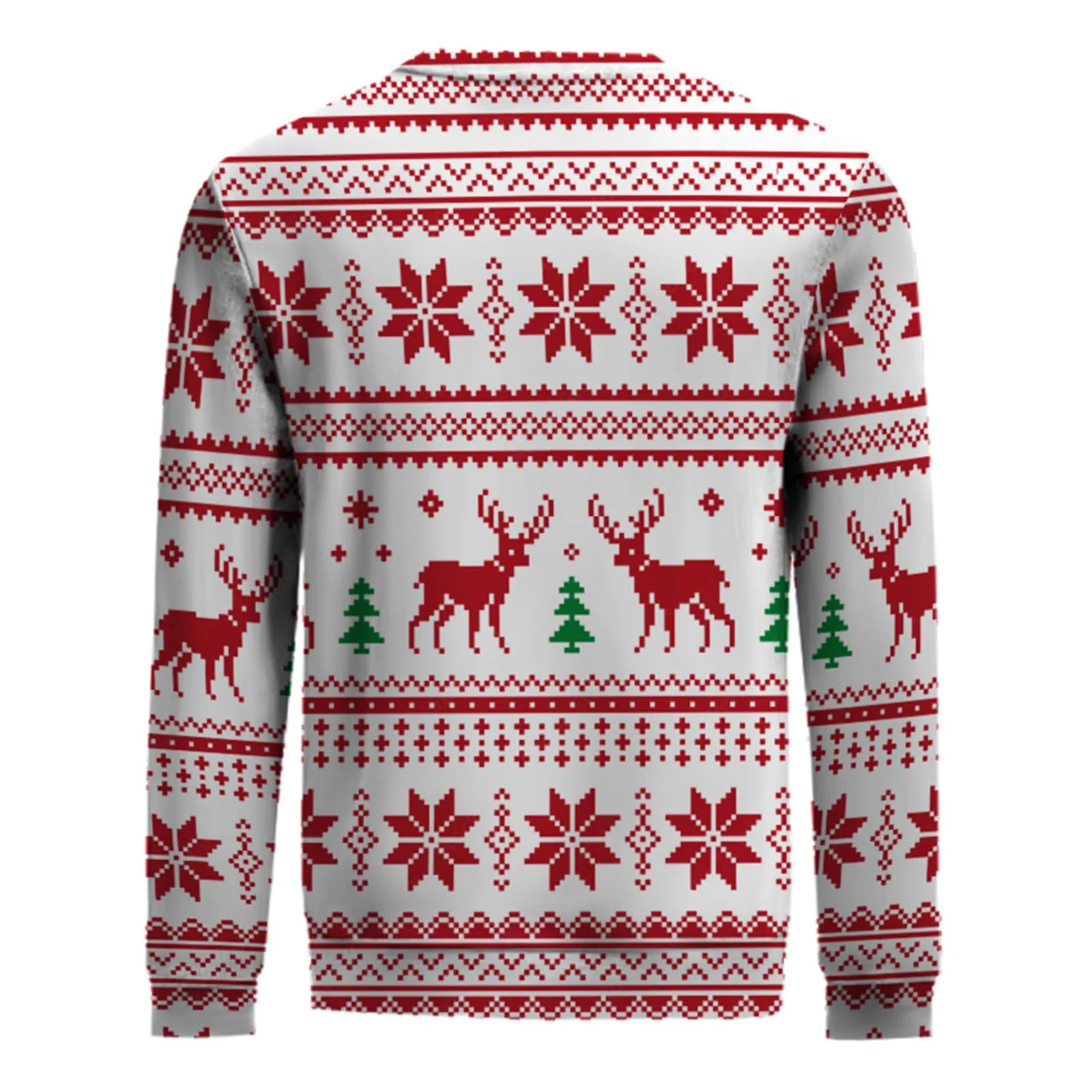 Uomo maglione di natale Pullover fiocchi di neve babbo natale brutti maglioni di natale maglioni top Holiday Party felpa di natale