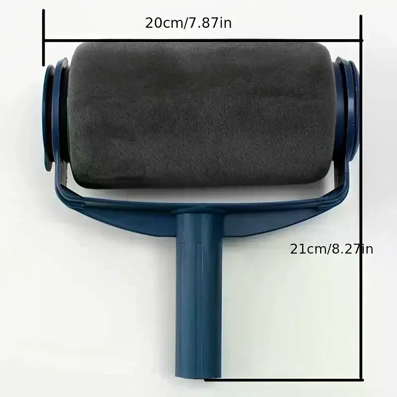 1 Buah Kuas Rol Cat - Rol Cat Genggam - Rol Cat Pembersih - Alat Rol Untuk Melukis Dinding Ruangan, Langit-langit, Lantai