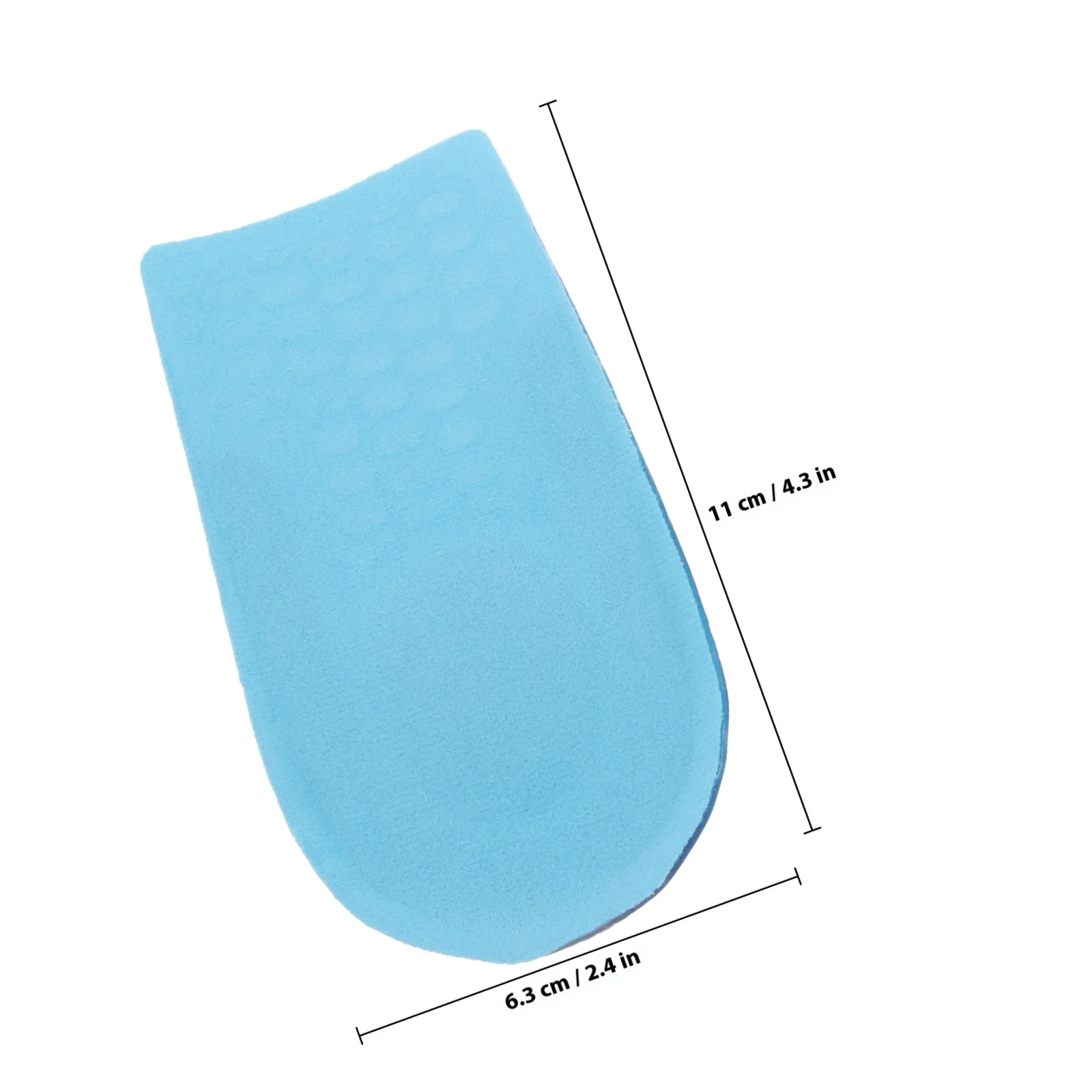 1 paio di solette per aumento di altezza sottopiede invisibile per mezza scarpa comode antiurto traspiranti durevoli solette per sollevamento scarpe pressione del piede