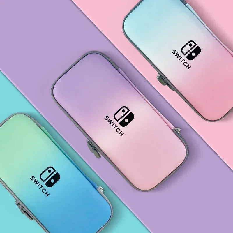Kleurverloop Ontwerp Beschermende draagtas voor Nintendo Switch Opbergtas Draagbare reishandtas Spelaccessoires