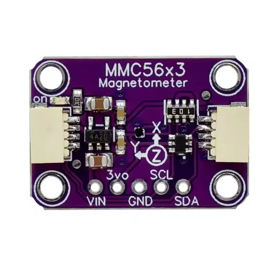 Triaxial magnetometer MMC5603 For STEMMA QT/For Qwiic interface