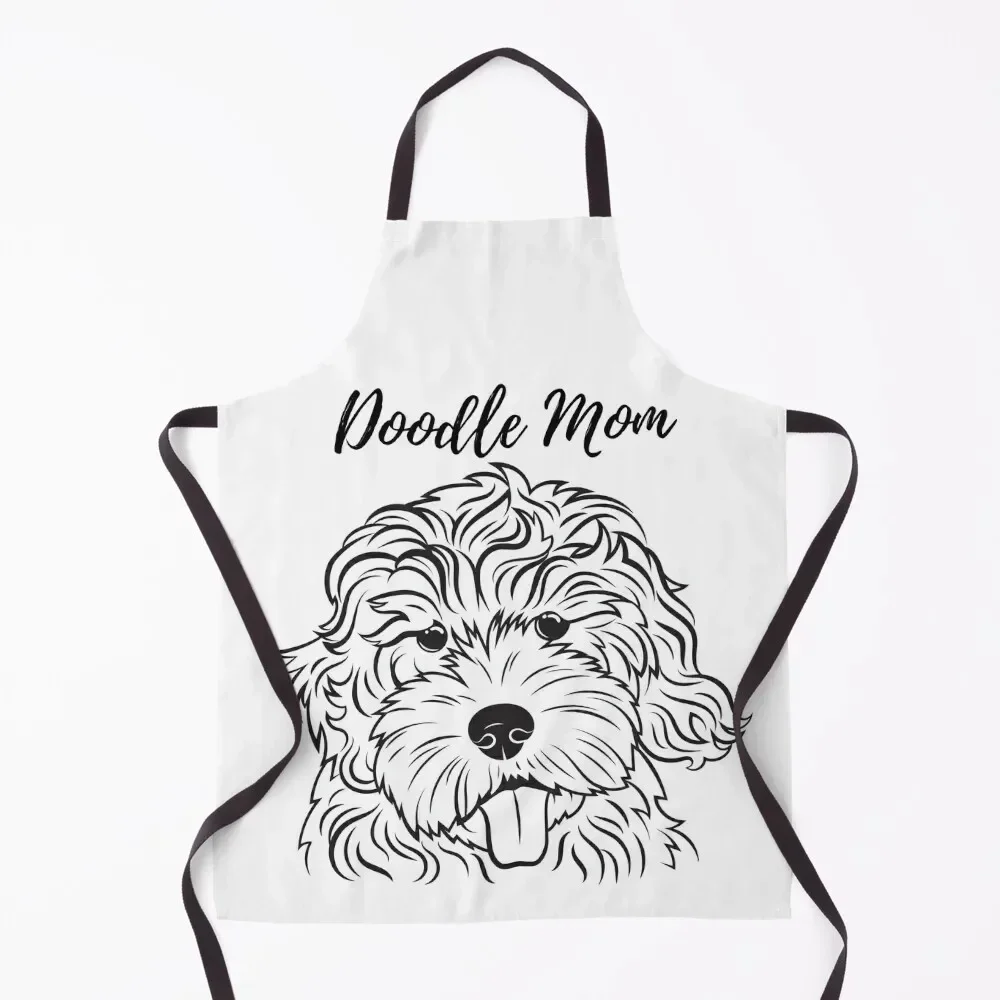 

Doodle Mom Shirt Apron japanese woman Korean waterproof for women Apron
