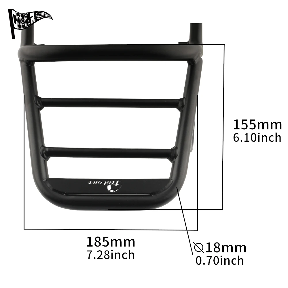 Rear Luggage Rack Fit Scrambler 400X Speed 400 23-25 Speed T4 24-25 Motorcycle Accessories Luggage Carrier Board luggage rack
