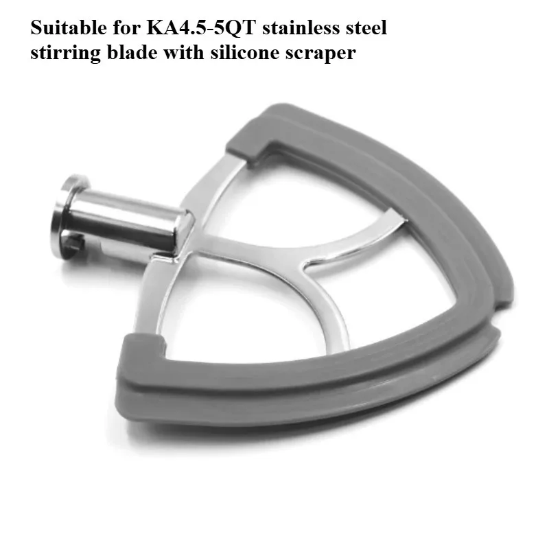 

Подходит для аксессуаров кухонных комбайнов KitchenAid 4.5-5. Лопатка для перемешивания из нержавеющей стали 5QT со скребком