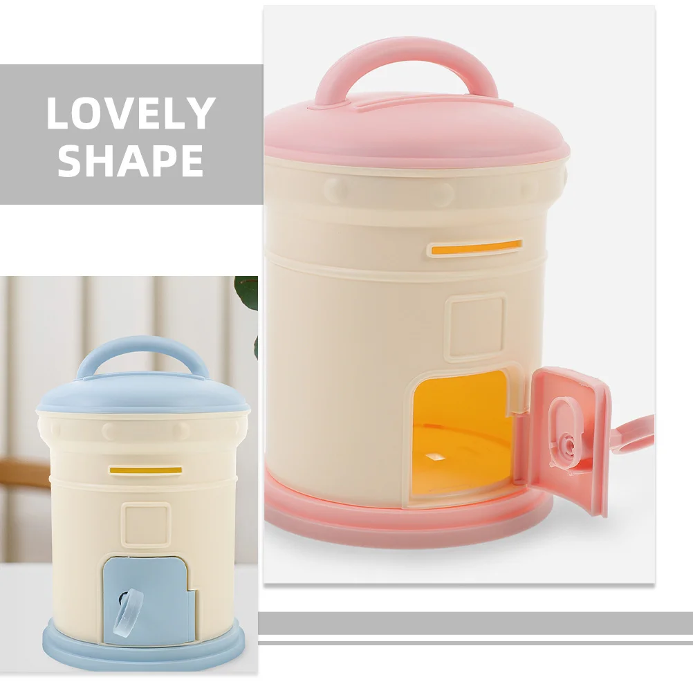 

2pcs Mailbox Piggy Bank Coin Storage Container For Kids Desktop Tabletop Money Jar Unbreakable Plastic Saving Box Cute Cartoon