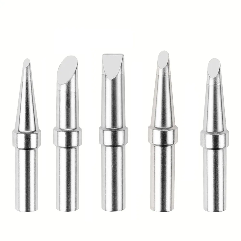 

5Pcs ET Soldering Iron Tips For Weller WE1010NA WESD51 WES50 51 Oxygen-free Copper Soldering Iron Tips Soldering Tools