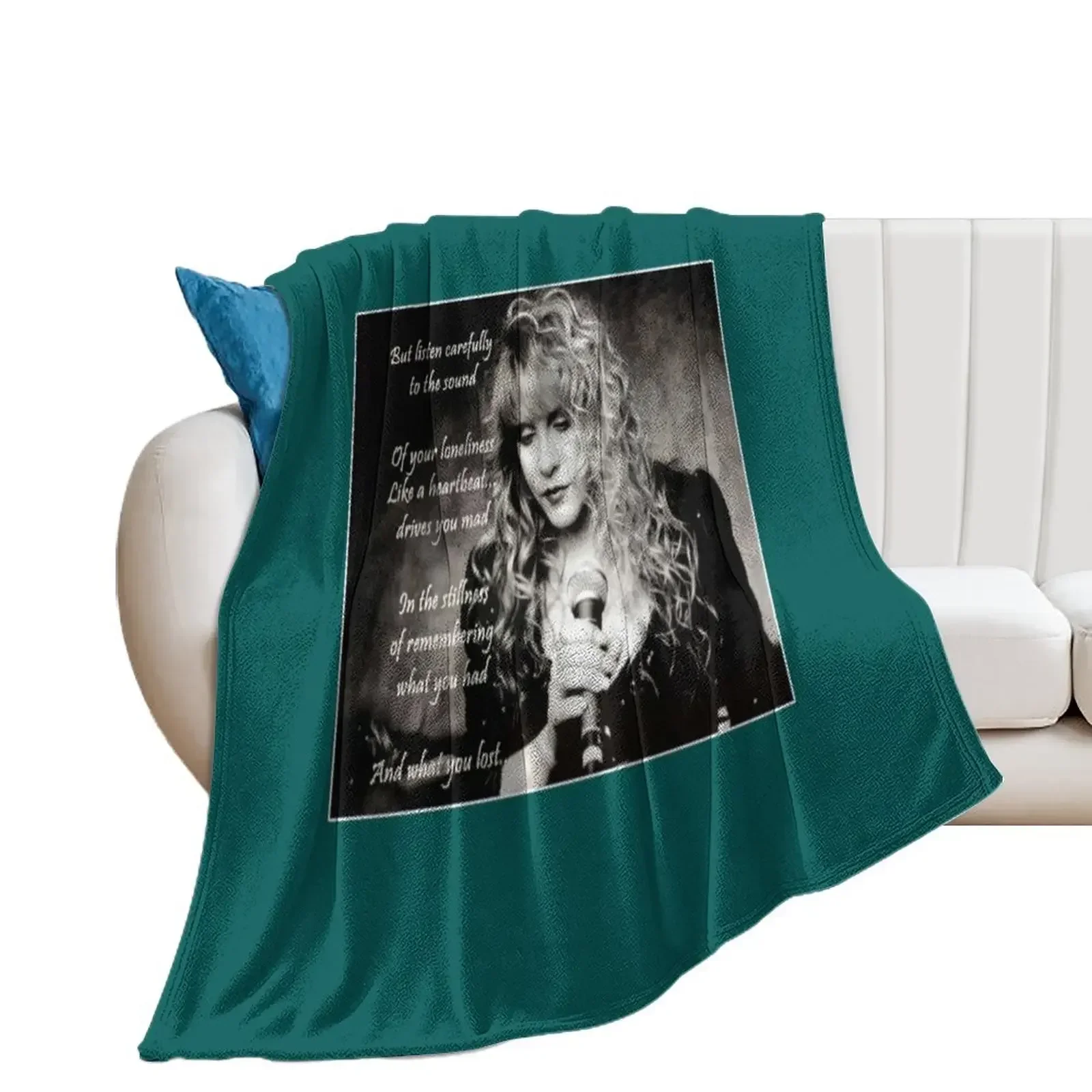 Stevie Nicks Vintage Love Music Stevie Nicks Songs Cool Design Throw Blanket Comforter Baby Polar Blankets