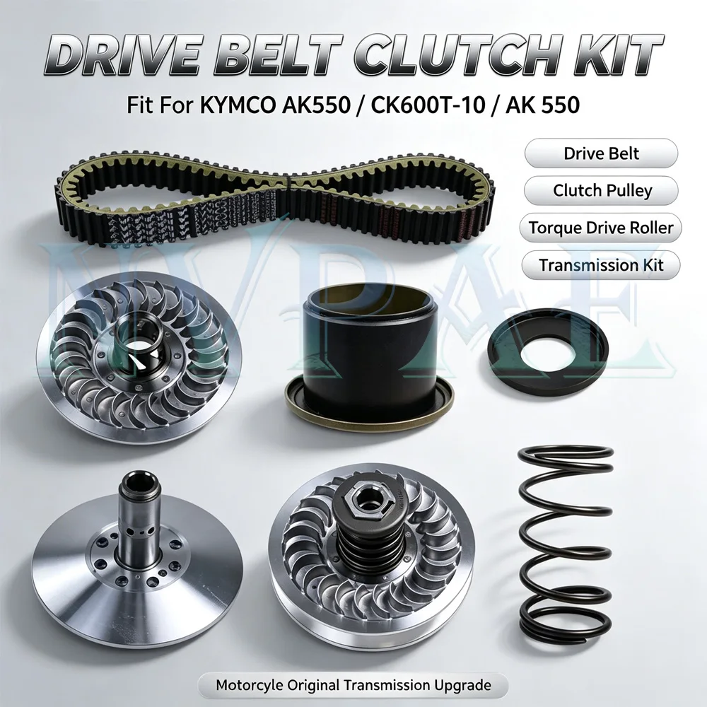 For KYMCO AK550 CK600T-10 AK 550 Drive Belt Clutch Pulley Torque Drive Roller Transmission Kit Motorcycle Original Transmission