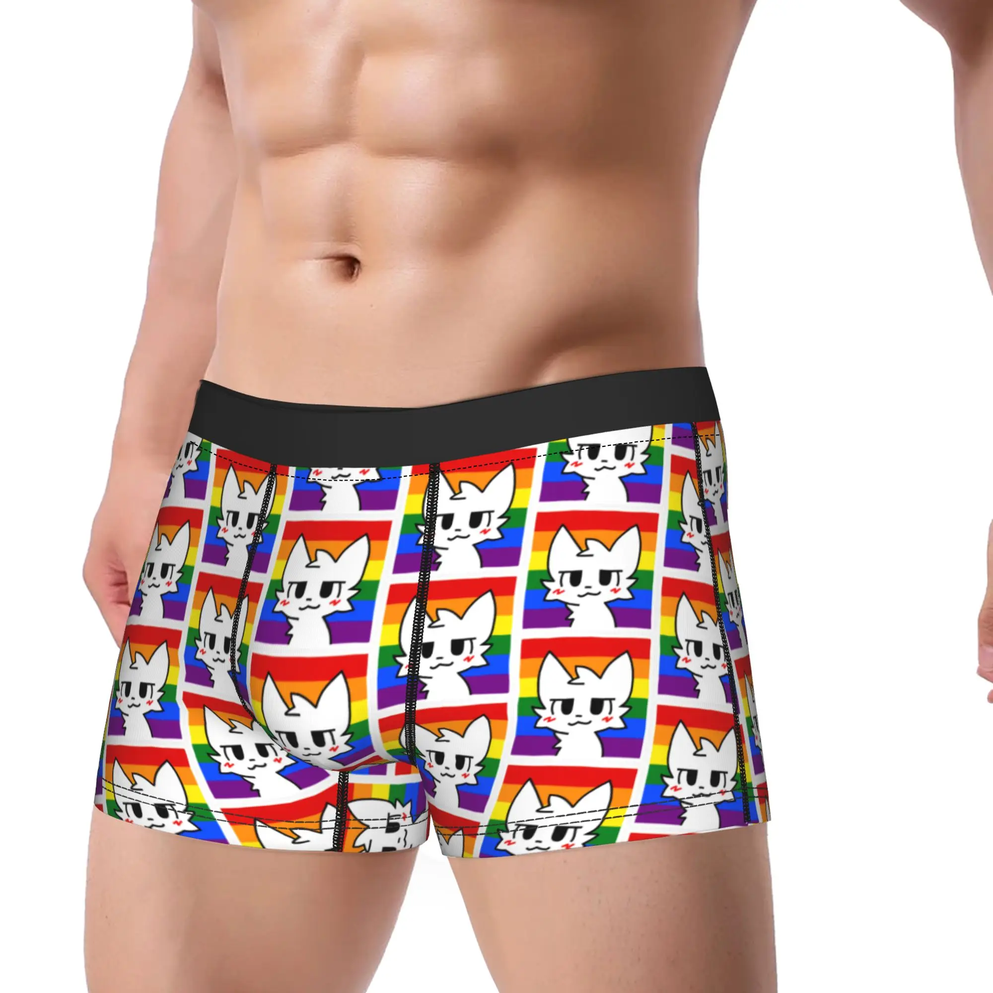 Boykisser Silly Cat Merch Boxers Shorts Novelty Underwear  Boxer Briefs Gag Gift For Man