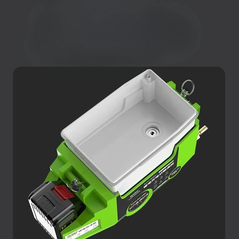 

Lithium battery is strong! Backpack plunger type high-pressure airless sprayer, latex paint spraying is super convenient