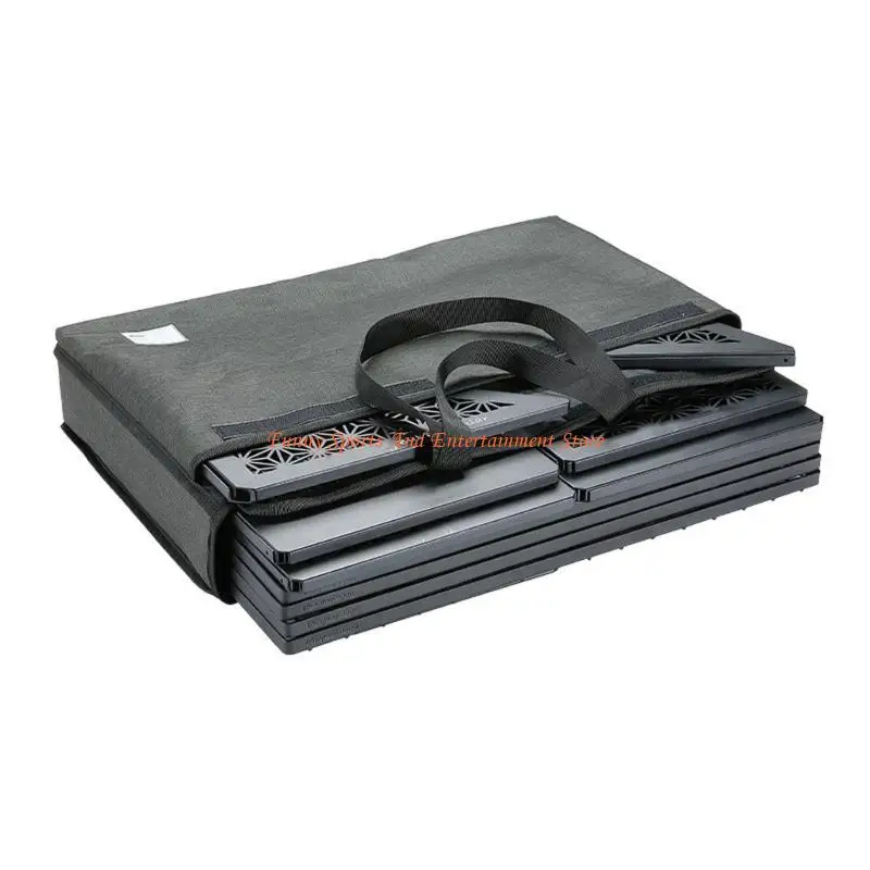 C4de مقاومة للماء حقيبة تخزين طاولة قابلة للطي مع مقبض للتخييم النزهات في الهواء الطلق #2