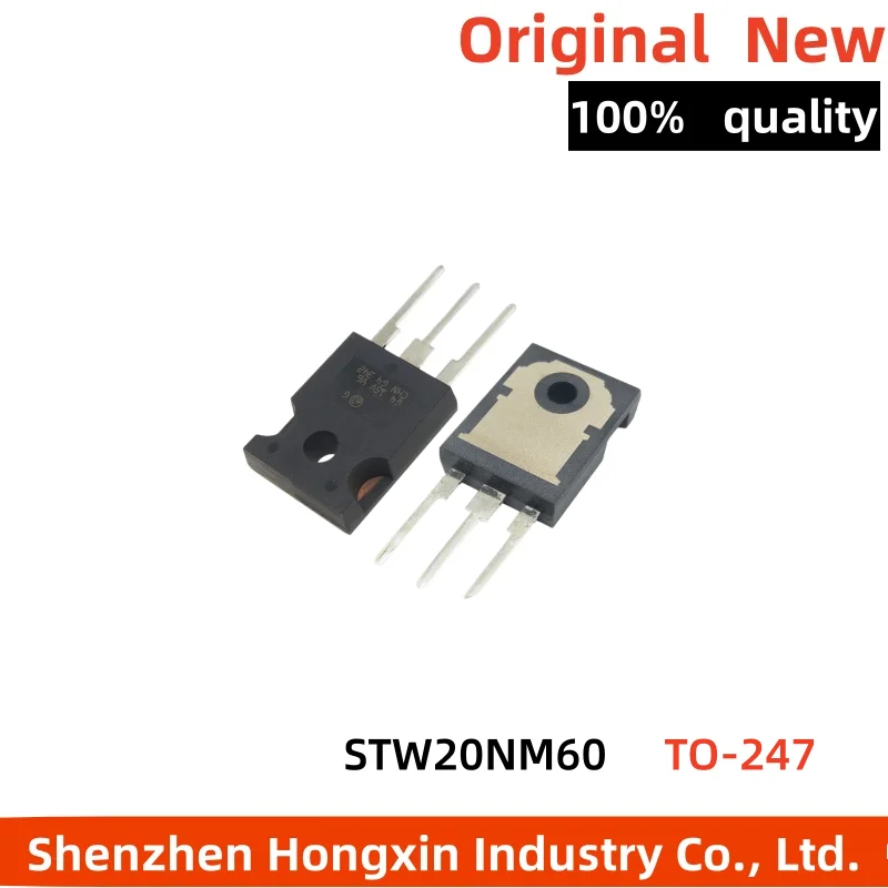 1-5 Pieces New W20NM60 STW20NM60 20N60 20A600V Liquid Crystal Field Effect Tube