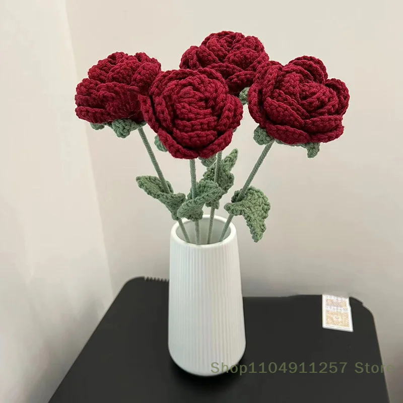 

1PC Stylish Modern Simulated Rose Flower for Dining Table Decor, Home Styling or Wedding Arrangement