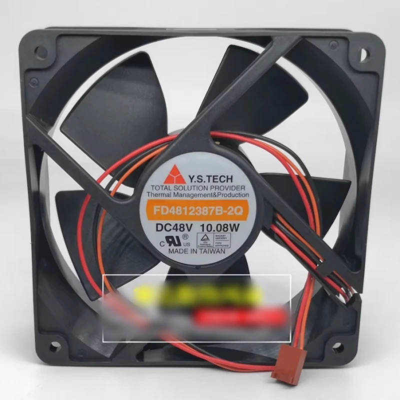 Gratis pengiriman, kipas pendingin tiga kabel 12038 FD4812387B-2Q 48V 10.08W baru