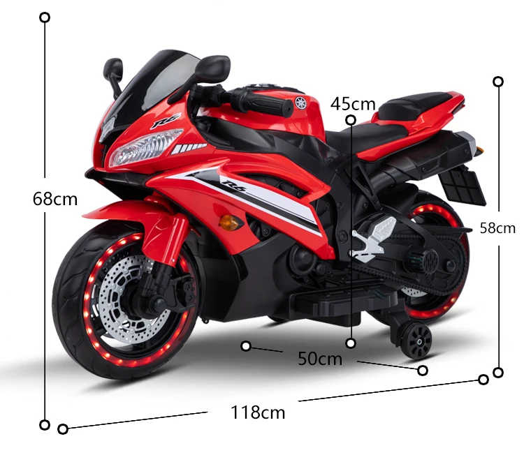 for New Style Two Wheel Baby Electric Motorcycle Kids Toy With Early Education Function Toy Vehicle