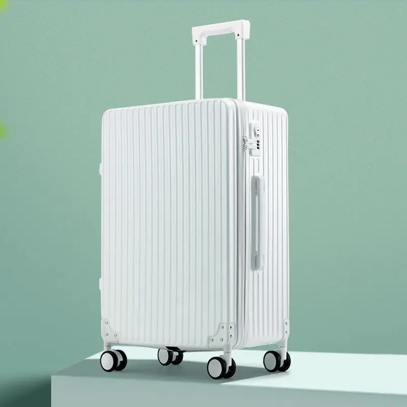 Fashion Rolling Luggage Travel Suitcase New Design 1/9 Open Trunk High Quality Case Large Capacity Box Password Lock Luggages