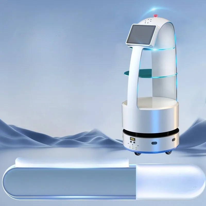 Intelligent food delivery robot Restaurant Hotel Cafe KTV delivery Welcome serving