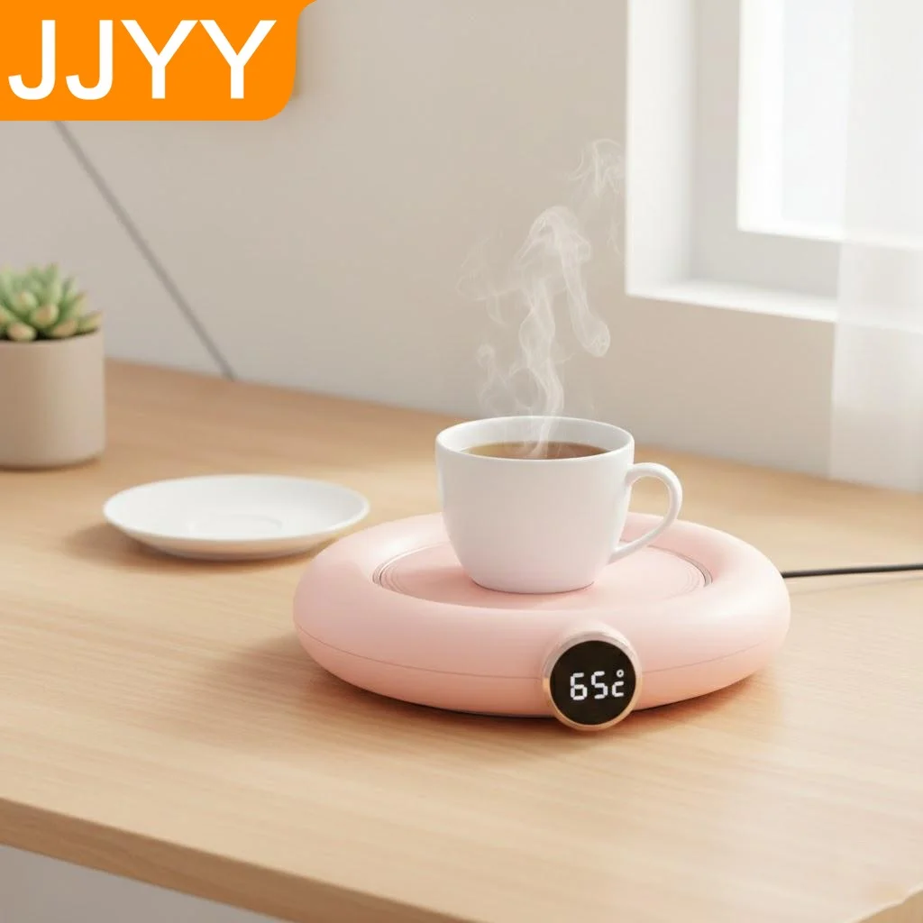 USB Powered Heated Coasters 3 Temp Control Electric Drink Warmer Pad for Home Office Coffee Tea