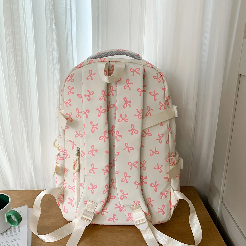 مجموعة حقيبة ظهر مكونة من ثلاث قطع، متعددة الاستخدامات، سعة كبيرة، نمط Instagram الجديد، مكانة، جمالية عالية، حقيبة ظهر لطلاب المدارس الثانوية