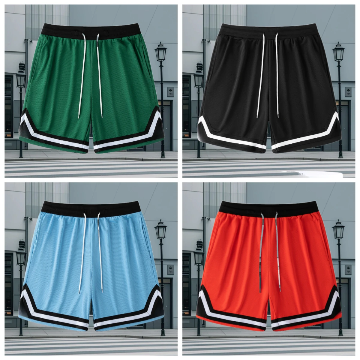 

25/26 Summer New Men's Sports Fitness Shorts Men Basketball Game Training Running Casual Loose Quick-Drying Five-Point Pants