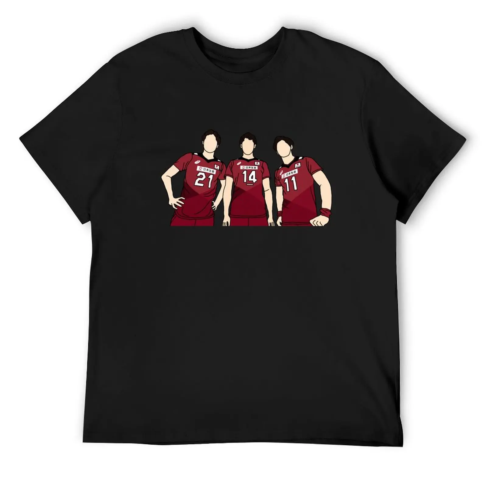 

Japan Volleyball - Ishikawa, Nishida & Takahashi T-Shirt heavyweights kawaii clothes oversized t shirt mens designer clothes