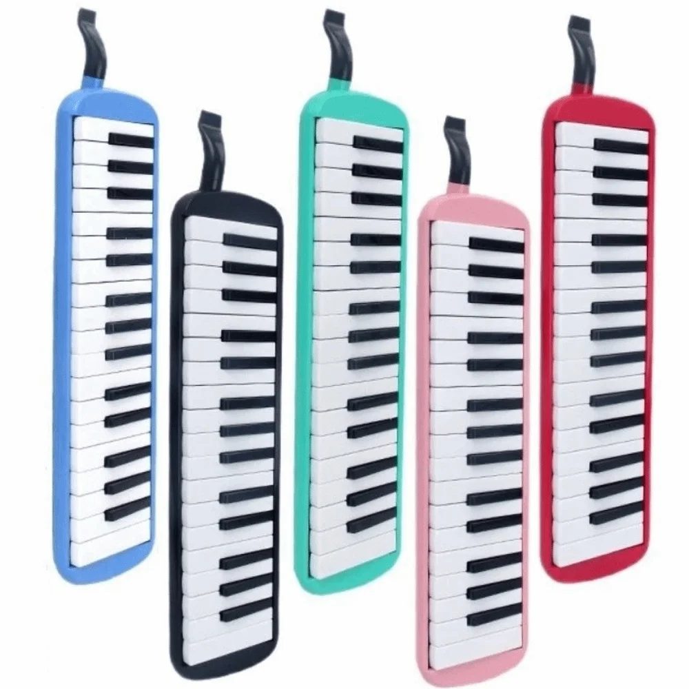 37 Keys Melodica Instrument Soft Wrapped Portable Blow-pipe Piano Short Mouthpieces with Storage Bag Kids Air Piano Keyboard - view 4