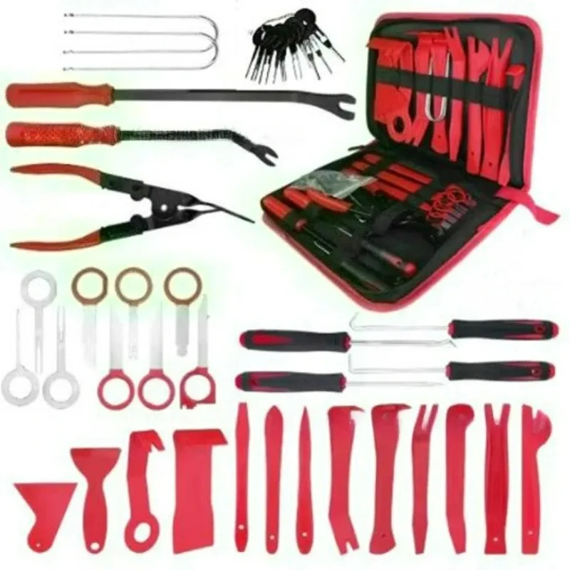 

Для 11 шт., автоматический дверной зажим, панель навигации, разборка салона автомобиля, пластиковый набор для снятия обшивки аудио панели, инструмент для снятия обшивки