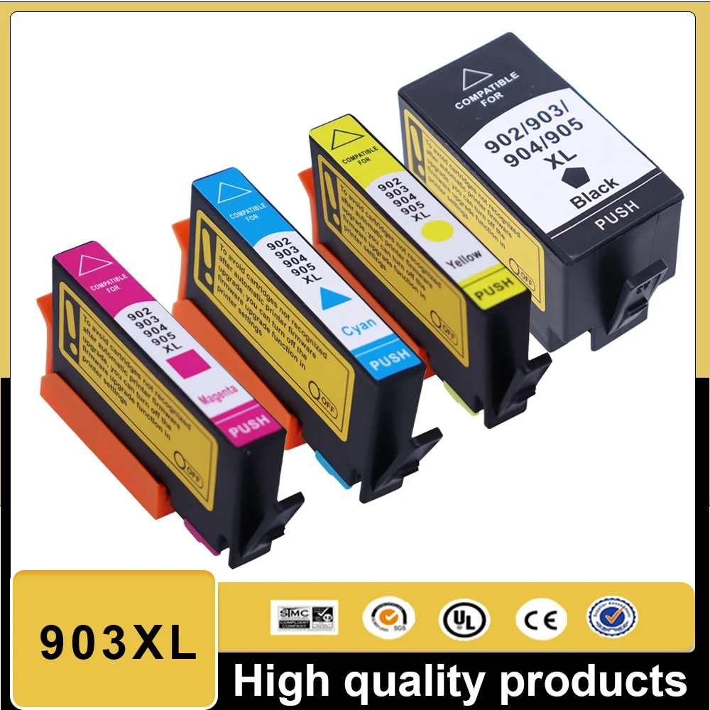 

Vilaxh 903XL For HP 903XL 903 XL Ink Cartridge Compatible For HP903 Officejet Pro 6950 6960 6961 6963 6964 6965 6966 Printer