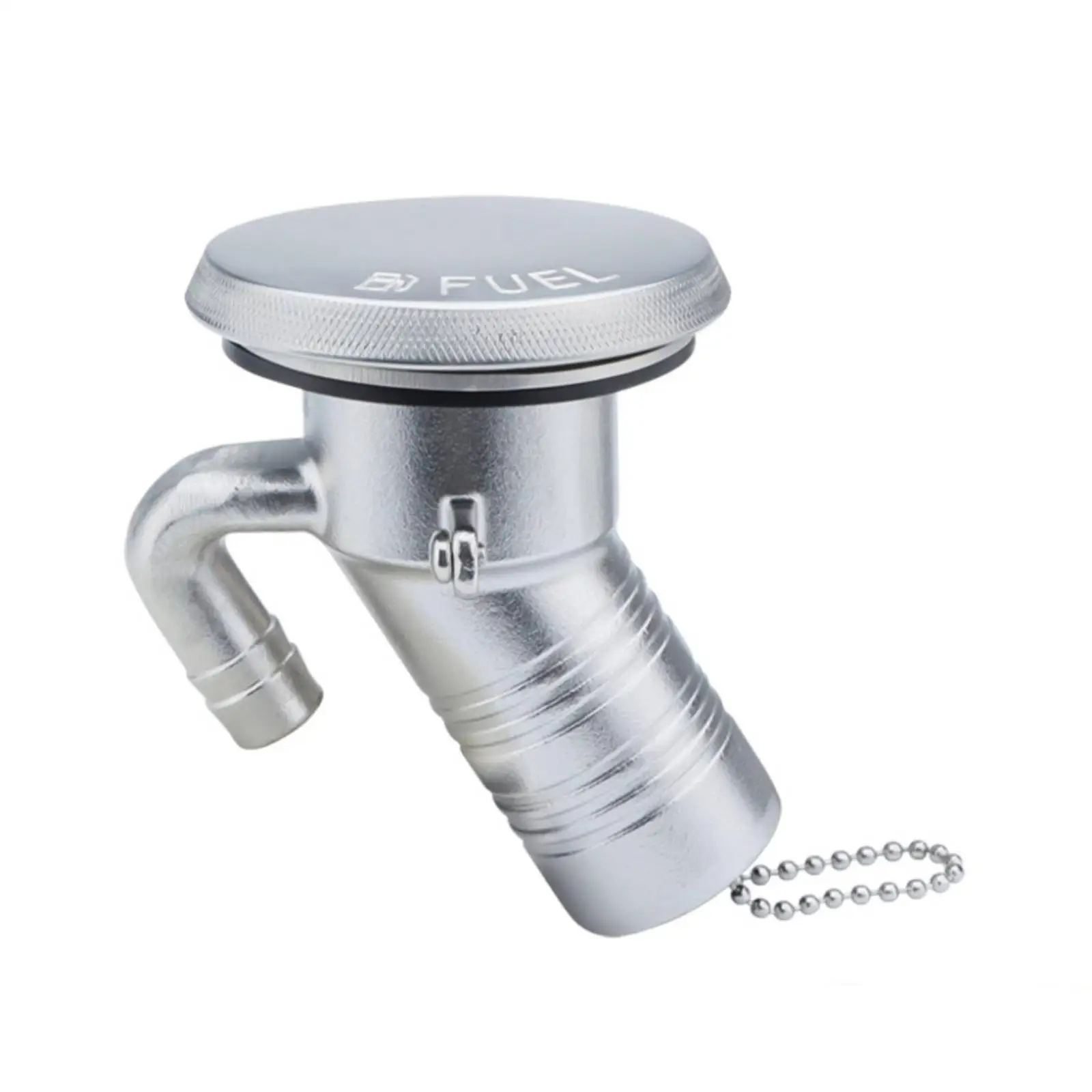 Marine Yacht Fuel Tank Filler Neck 316 Stainless Steel Angled Threaded Cap Inlet