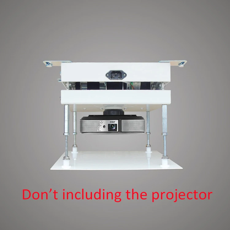 

Super Thin 220v Electric Telescopic Ceil Hanger Projector Wireless Remote Control Automatic Lifting Frame
