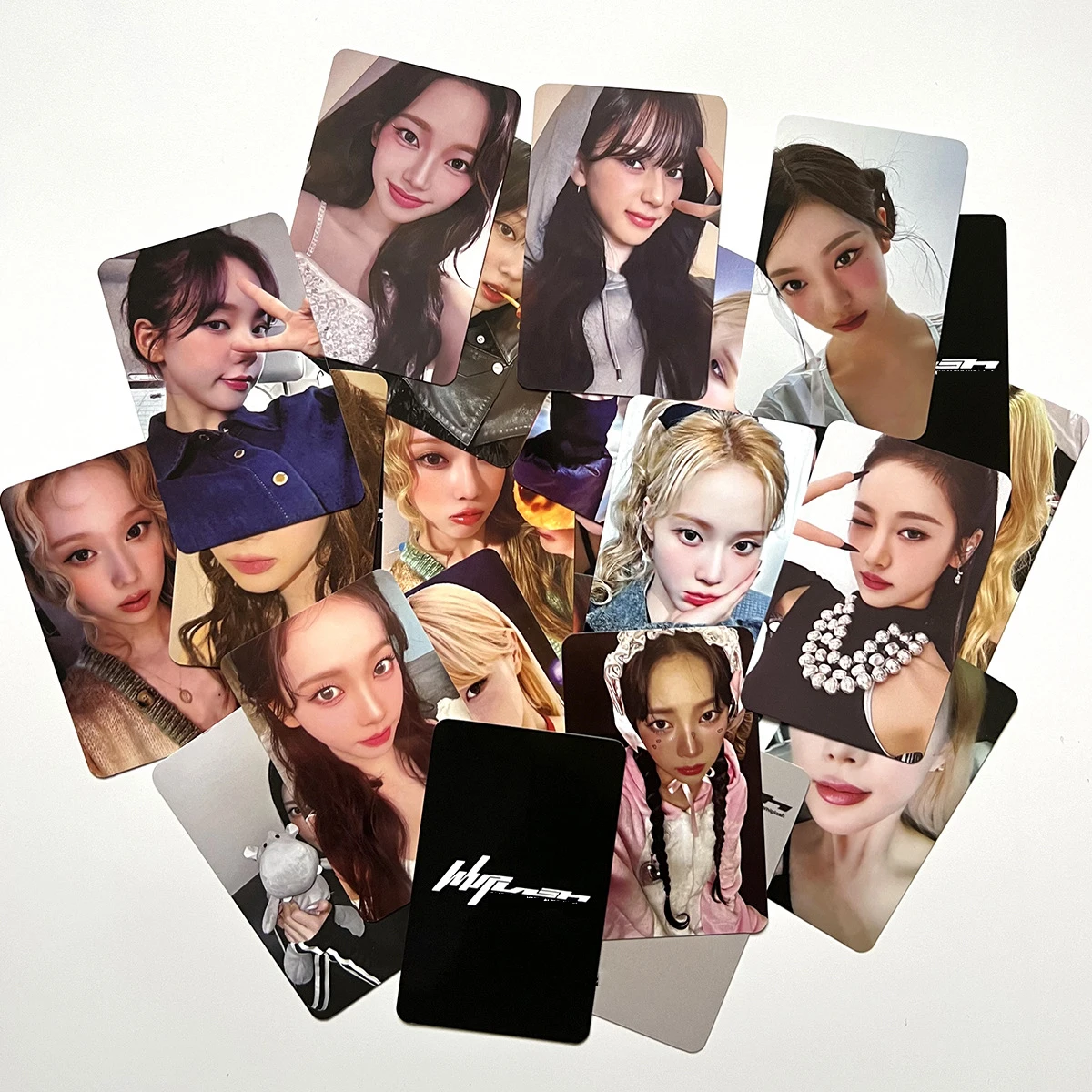 Kpop Idols Winter Giselle Album Whiplash Photocard 5Pcs/Set Double Sides Printing Bright Film Korean Style LOMO Card Fans Gift