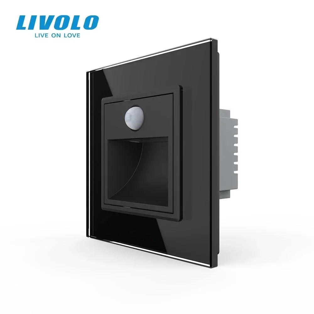 Livolo New Arrival EU Standard Footlights Switch Porch / Corridor/Corner Lamp,Touch Control,Intelligent Sensor Light,Up In Dark