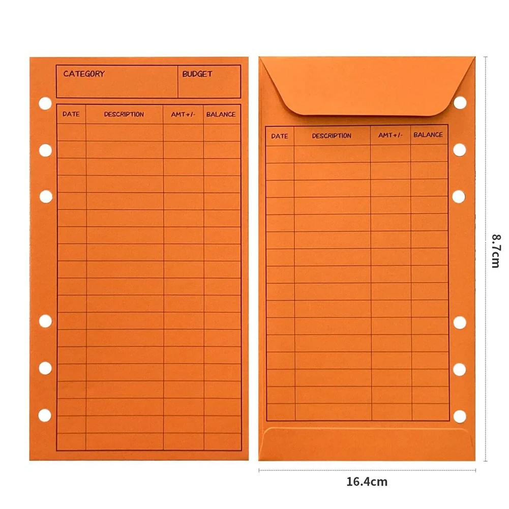 ABJG-36 Pcs Expense Tracker Budget Sheet Cash Envelopes Money Envelope for Tracking Budget Money