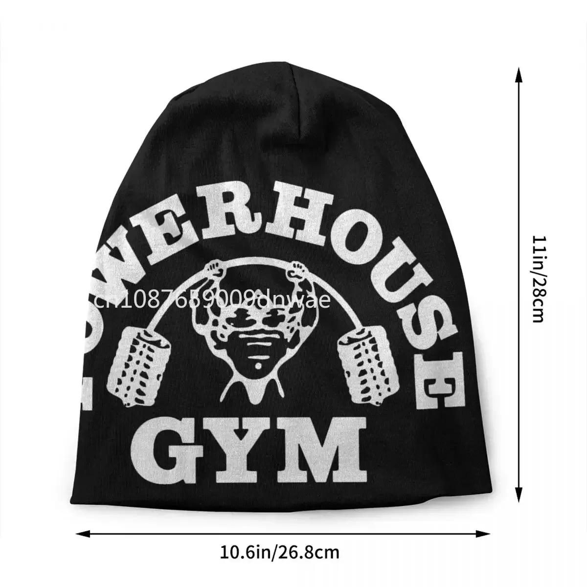 Powerhouse Gym Skullies Beanies Caps For Men Women Unisex Winter Warm Knit Hat Adult Bodybuilding Fitness Muscle Bonnet Hats