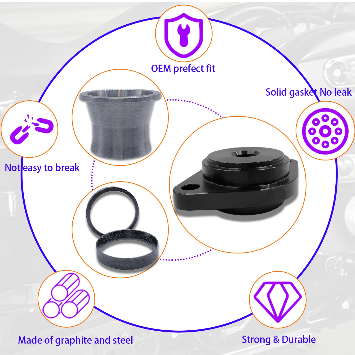 Port Torque Cones & Gaskets Seal Installer Tool For Harley Sportster 883 1200 Softail Iron 883 1200