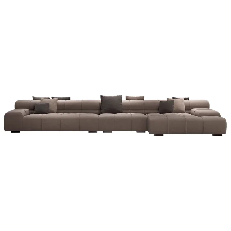 

double-sided sitting room island module sofa large flat floor back-to-back villa large horizontal hall two-way seating