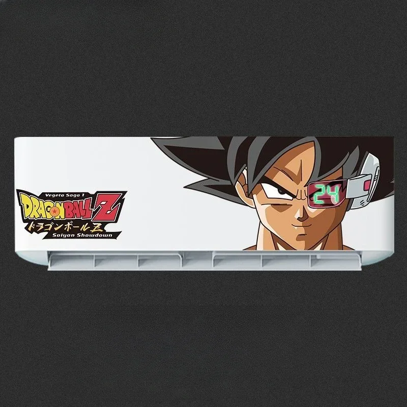 Dragon Ball Son Goku Hanging air conditioner sticker Air Conditioning Decoration Sticker Vegeta Anime Character PVC Stickers new